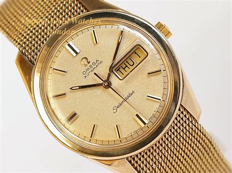 omega gold watch 1991|old omega watches 1970s price.